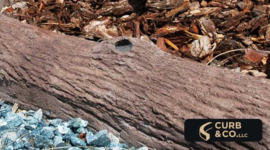 custom-stamped-edging-bark-texture